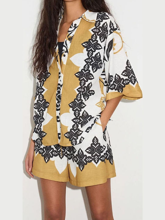 Women's Short Sleeve Shirt Off-white