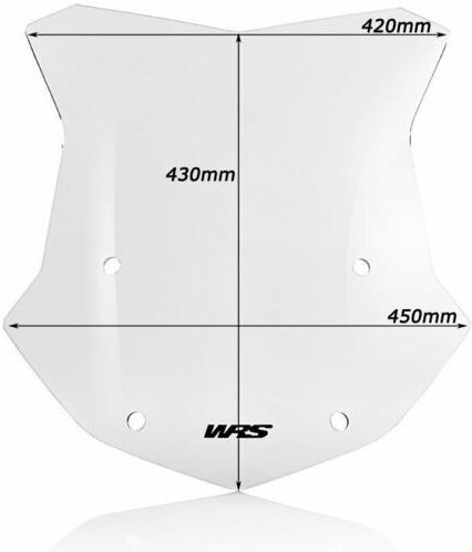 WRS Vizieră transparentă motocicletă pentru BMW R 1200 BM023T