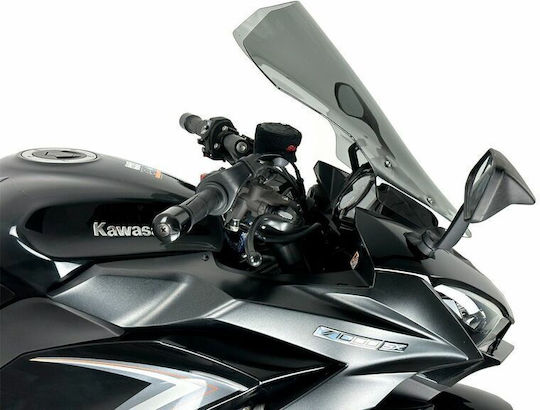 WRS Transparentes Visier Motorrad für Kawasaki Z 1000 KA014F
