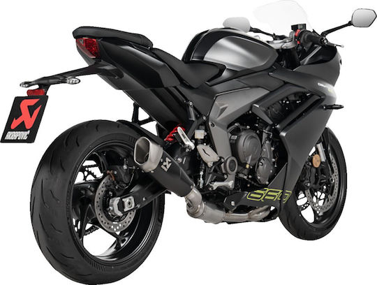 Akrapovic Εξάτμιση Μοτοσυκλέτας για Triumph Daytona / Trident / Tiger