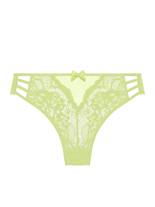 Belle Damen Brasilien mit Spitze Gelb
