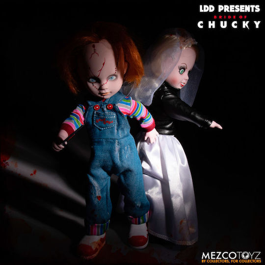 Păpuși Chucky Chucky & Tiffany Living Dead, set de 2 bucăți, 25cm