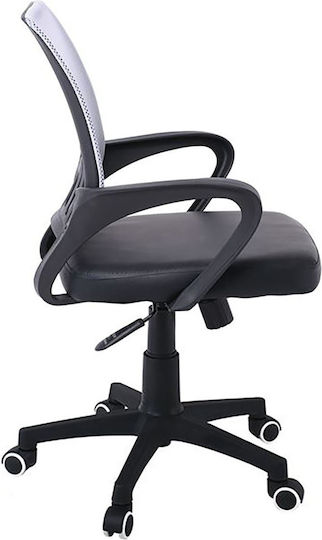 Woodwell BF2101-P Καρέκλα Γραφείου Γκρι / Μαύρο