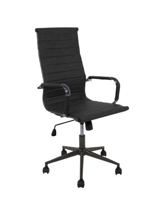 Carol Office Chair with Fixed Arms Black Liberta