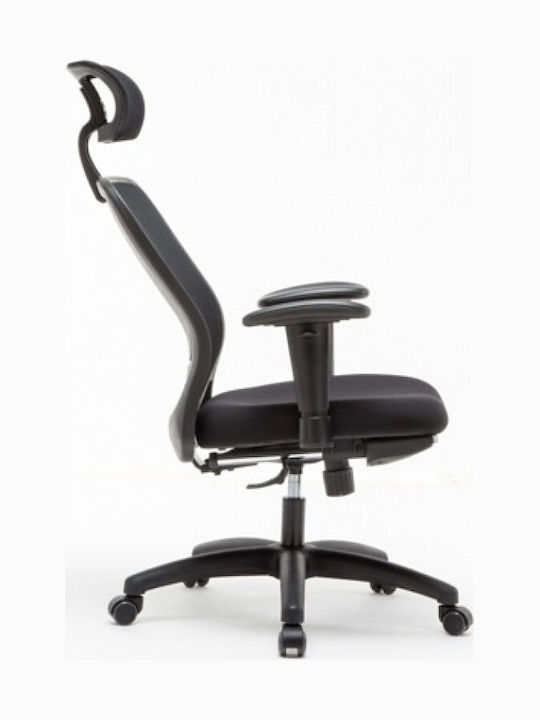 Office Products Zakynthos Office Chair with Adjustable Arms Black