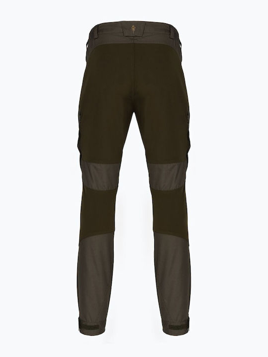 Pinewood Caribou TC Hunting Pants Waterproof Mid Green/Moss Green in Khaki Color