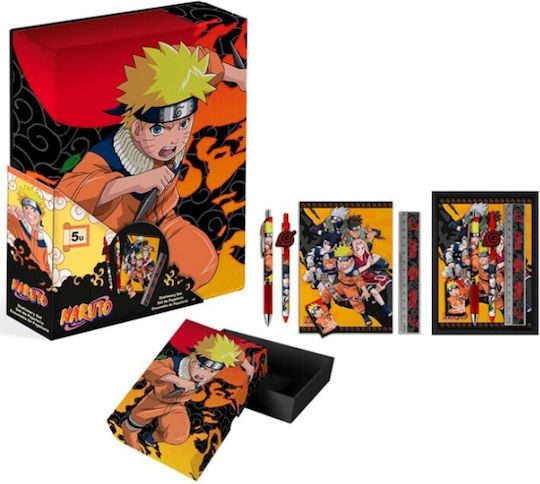 Naruto Shippuden Stationery Box Set 5pcs