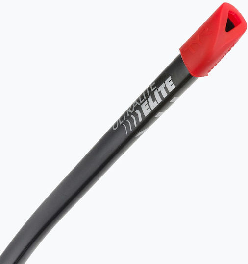 Tyr Ultralite Snorkel Elite Шнорхел Черен с Силиконов Мундщук