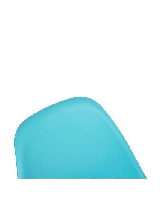 Twist PP Kitchen Polypropylene Chair Blue 46x50x82cm 4pcs