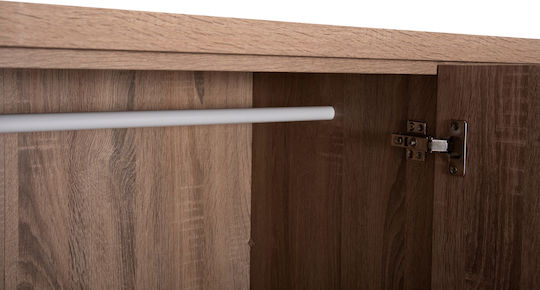 Regale Fuento Hm2482.01 Drei Türen Schrank Braun 116x40x123cm