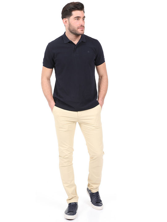 Παντελόνι Chino Ελαστικό σε Ίσια Γραμμή Μπεζ