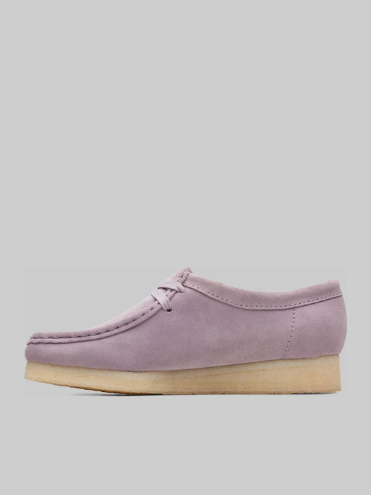 Wallabee Women's Moccasins in Purple Color