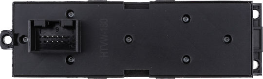 NTY Fensterheberschalter Auto für Seat Leon Volkswagen Golf / Passat 1998-2004 Schwarz