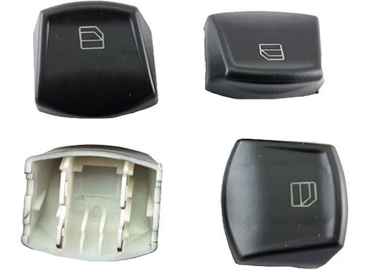 Carner Replacement Button Car Window Switch for Mercedes-Benz Vito / Sprinter Black