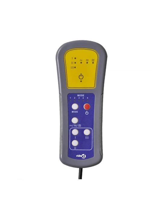 Πολυθρόνα Relax Massage με Υποπόδιο Ανοιχτό Γκρι 50x54x100cm