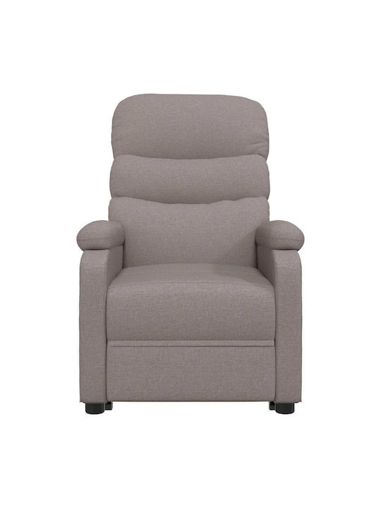 Πολυθρόνα Relax με Υποπόδιο Taupe 75x91x101cm