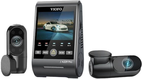 Viofo A229 Pro 3CH 4K Car DVR Set with Rear Camera