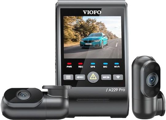 Viofo A229 Pro 3CH 4K Car DVR Set with Rear Camera