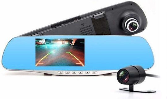 Factory 1080P Mirror Car DVR Set with Rear Camera, 4.3" Display with Clip