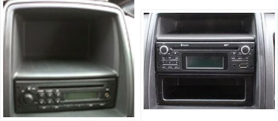 Πρόσοψη 2 Din για Nissan Primastar Opel Vivaro Renault Trafic 2011-2014