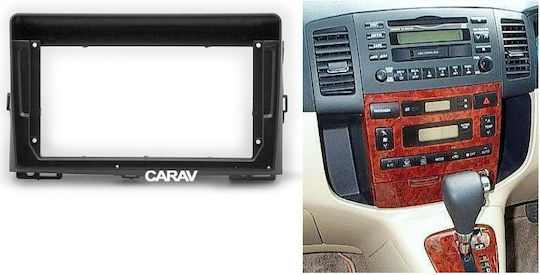 Ice DIN Fascia Panels 2 Din Compatible with Screen 9" for Toyota Corolla Verso