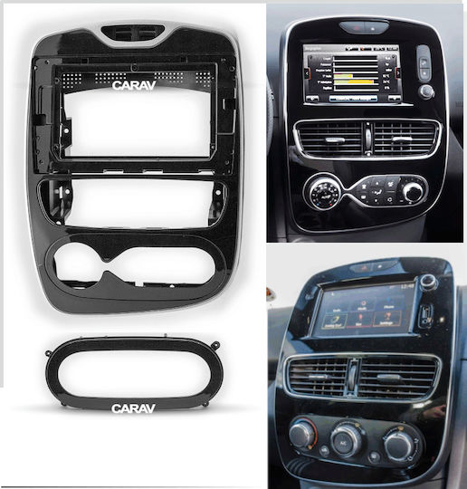 CARAV Industries Inc. DIN Fascia Panels 2 Din for Renault Clio 2012 2019