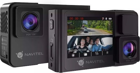 Navitel RS2 DUO Autokamera DVR 1080P mit Klebeband