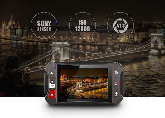 DOD Κάμερα DVR Αυτοκινήτου 4K με Οθόνη 3"