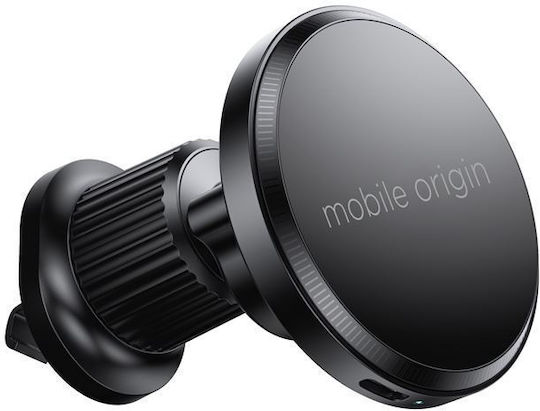 Mobile Origin Auto Handyhalterung mit Magnet und Kabelloses Laden MagSafe Schwarz