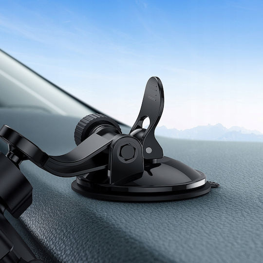 Baseus Car Mobile Mount with Adjustable Hooks Black