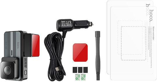 Hoco 1440P Windshield Car DVR, 3.69" Display with Adhesive Tape