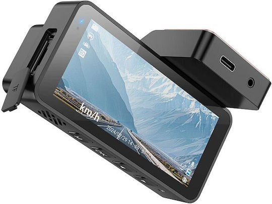 Hoco 1440P Windshield Car DVR, 3.69" Display with Adhesive Tape