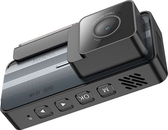 Hoco 1440P Windshield Car DVR, 3.69" Display with Adhesive Tape