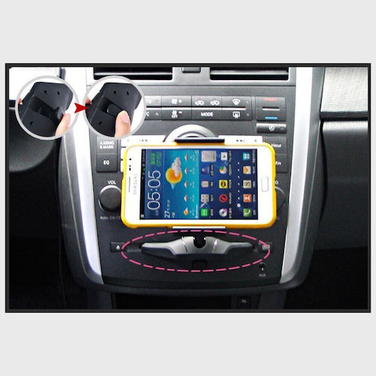 Xenomix Car Mobile Mount with Anti-Slip Surface Black
