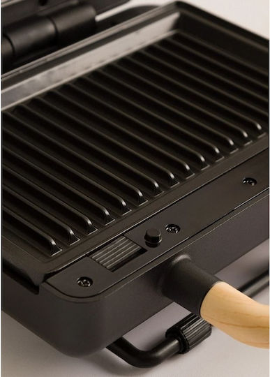 Create Sandwich Maker cu Plăci Detasabile pentru 2 Sandvișuri 800W Neagră
