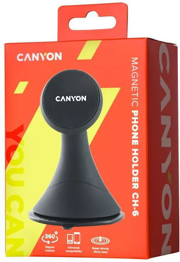 Canyon Suport Auto Pentru Telefon Mobil Cu Magnet Negru