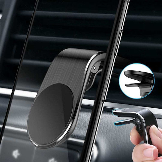 Techsuit Suport Auto pentru Telefon cu magnet Neagră