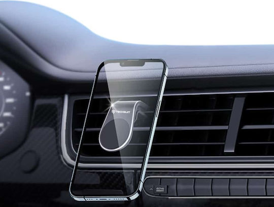 Techsuit Suport Auto pentru Telefon cu magnet Neagră