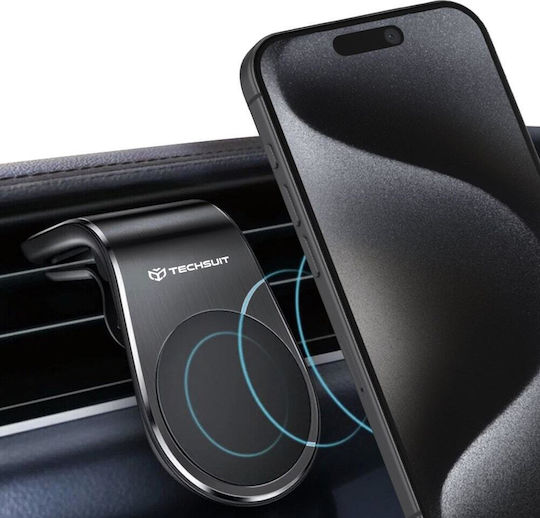 Techsuit Suport Auto pentru Telefon cu magnet Neagră
