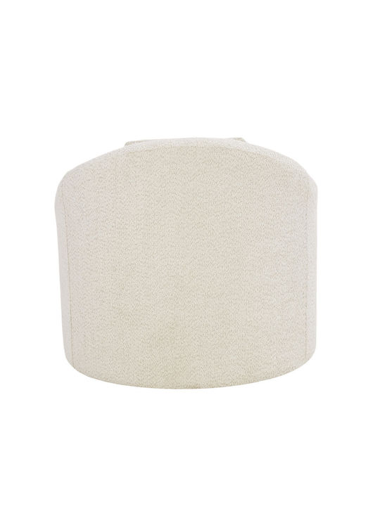 Softy Πολυθρόνα Περιστρεφόμενη Cream 80x80x77cm