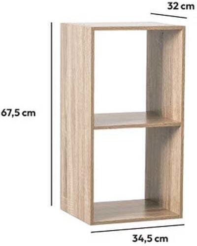 Библиотека Box Mix Бежова 34.5x32x67.5см