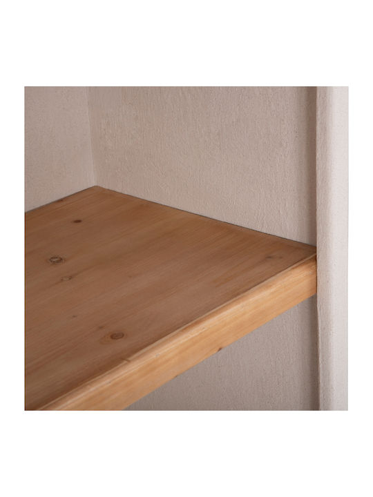 Bookcase Santorini Off-white-natural 60x38x178cm