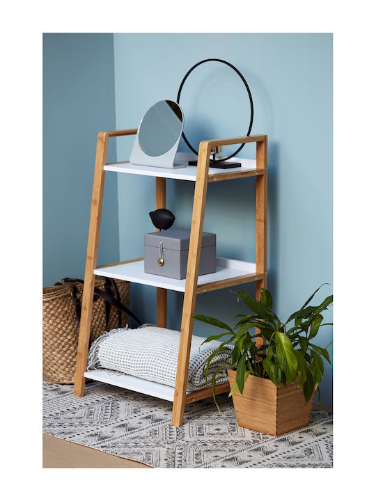 Finja Bookcase Natural White 43x76x36cm