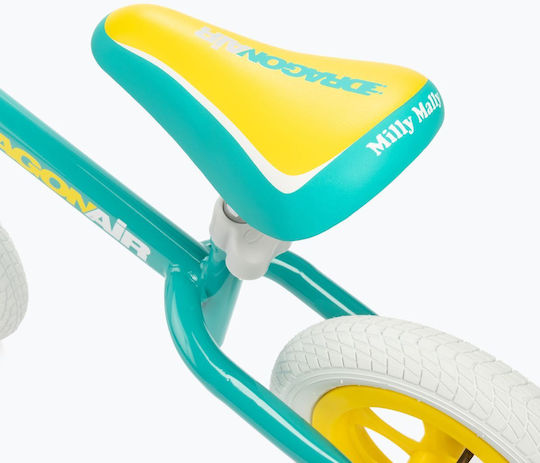 Milly Mally Детски велосипед за баланс Dragon Balance Bike Зелен