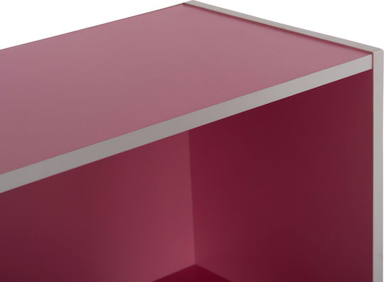 Рафт Стенен Cubicon Pink-white 38.5x23.5x80см.