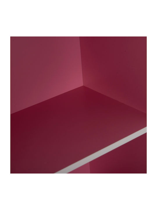 Shelf Wall Cubicon Pink-white 38.5x23.5x80cm