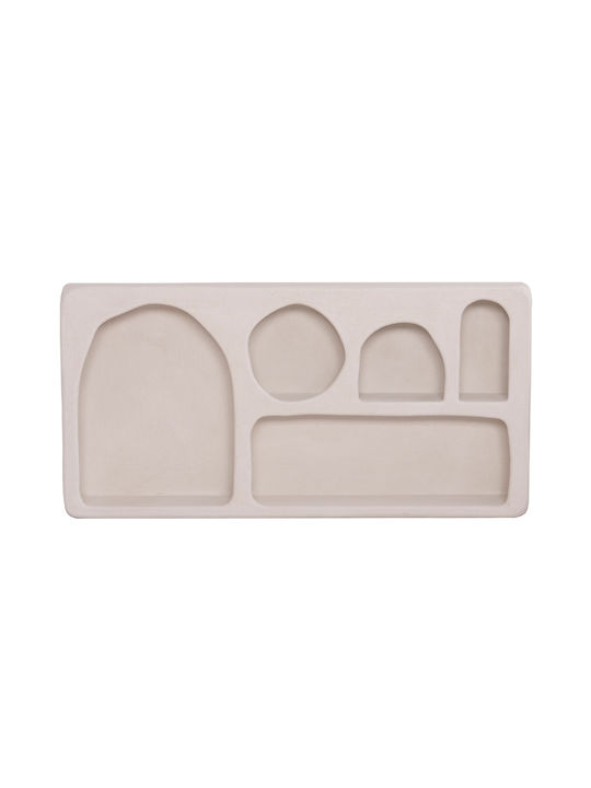 Home Markt Ραφι Τοιχου Σειρα Santorini Hm18063.01 Mdf Υπολευκο 120x18x60υεκ
