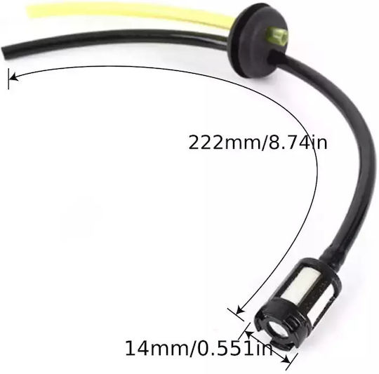 Fuel Filter Hose Replacement for Lawn Mower Machines