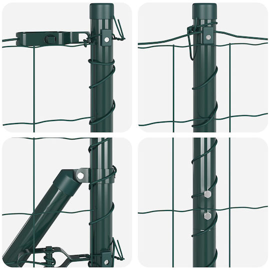 vidaXL Garden Fencing Material 1pcs Green