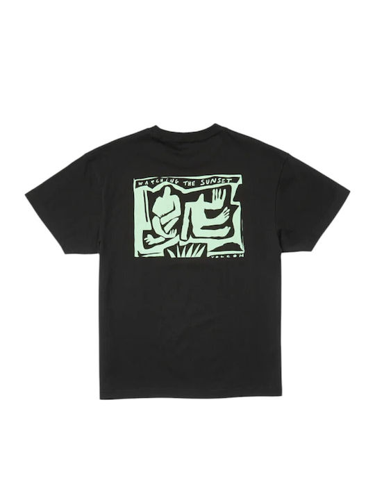 Kids' T-shirt Black Flowatch